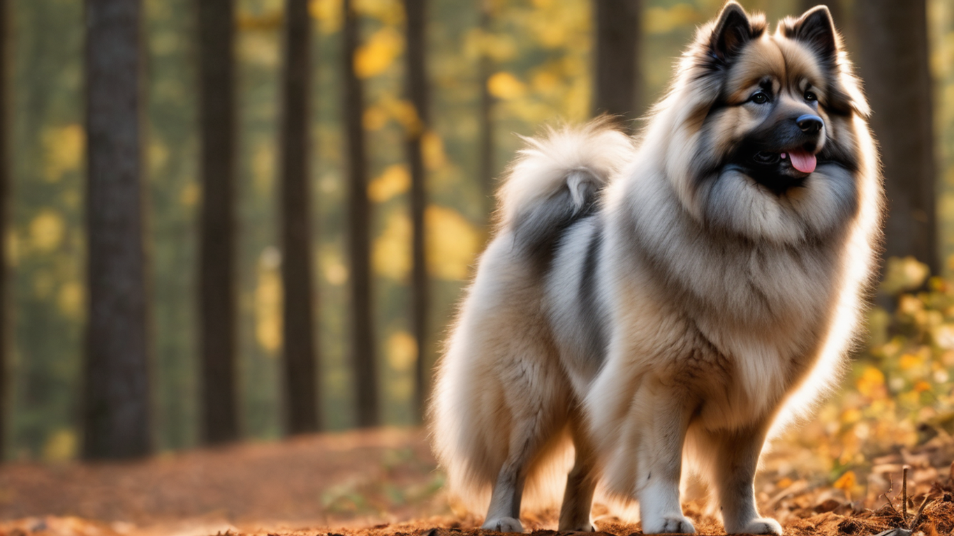 Smiling Dutchman - Keeshond Dog